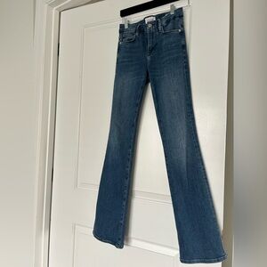 Frame Denim Women's Straight Leg Blue Jeans